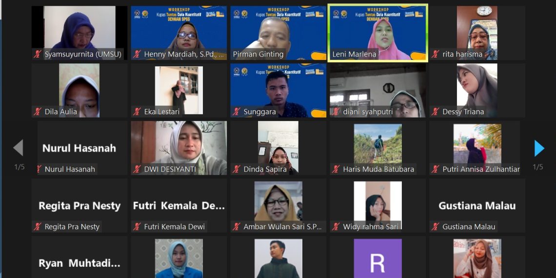 Prodi Pendidikan Bahasa Inggris UMSU Selenggarakan Workshop Analisis Data Kuantitatif dengan SPSS