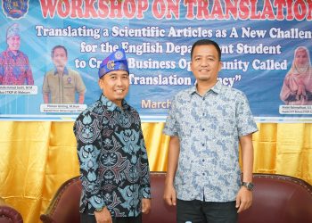 Jadi Narasumber Workshop on Translation, Pirman Ginting : Translation dan Tantangan Era Industri 4.0.