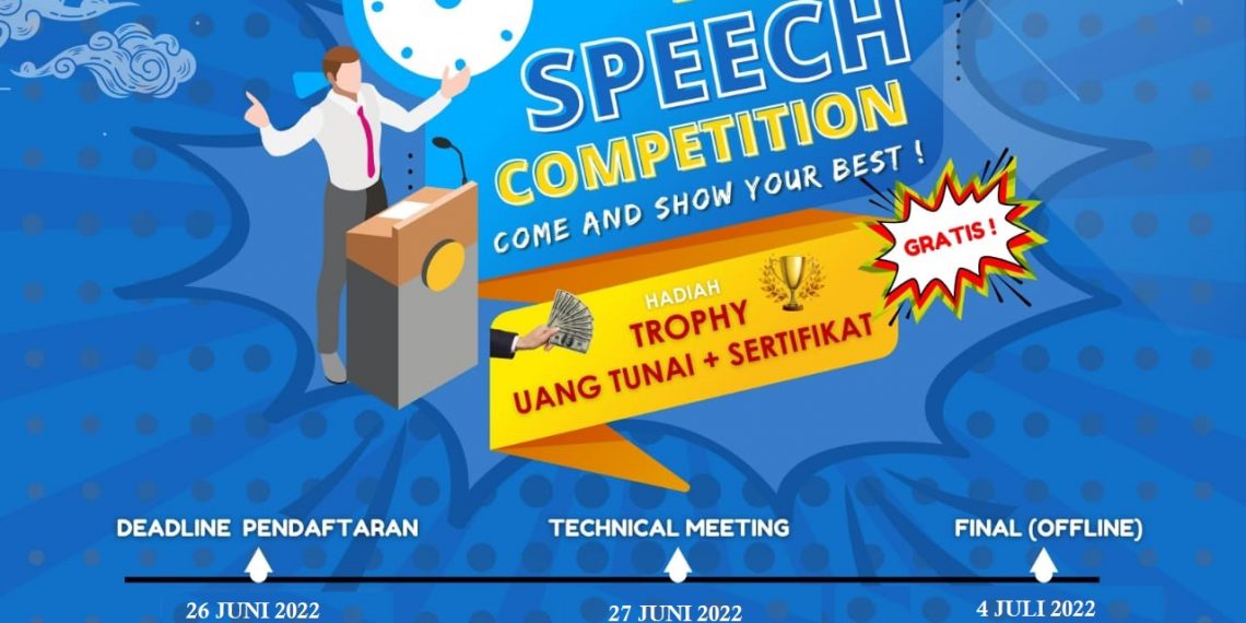 Program Studi Pendidikan Bahasa Inggris FKIP UMSU Menggelar Kegiatan English Speech Competition 2022 Dengan Tema Peran Dalam Menghadapi Era Digital Bagi Mahasiswa/i