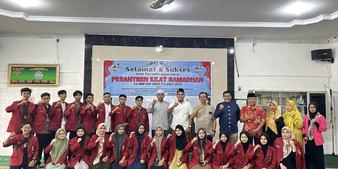 IMM FKIP UMSU Selenggarakan Pesantren Kilat di Bina Taruna Jaya Marelan